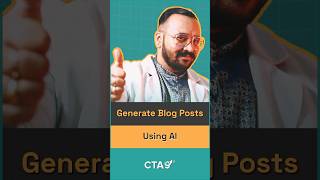 Generating Blog Posts Using AI in HubSpot shorts ytshorts [upl. by Uv117]