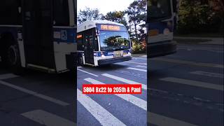 MTA NYC BUS 5804 Bx22  Goulden Ave amp Lehman College nycbus youtubeshorts thebronx rushhour [upl. by Homovec176]