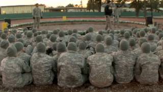 Ranger School students learn close combat fighting techniques [upl. by Ynohtna231]