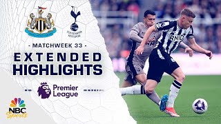 Newcastle United v Tottenham Hotspur  PREMIER LEAGUE HIGHLIGHTS  4132024  NBC Sports [upl. by Faustena]