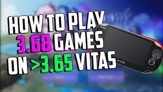 How to run higher firmware games on PS Vita How to install comp packs [upl. by Lenoil]