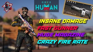 Unbelievable Fire Rate LMG Destroys Pro Bosses in Once Human Pro Difficulty made EASY [upl. by Nwahsel]