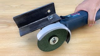 Insert A Metal Sheet Into Angle Grinder and Be Amazed  Super Ideas [upl. by Peppi134]