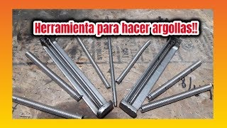 DIY herramienta para hacer argollas fácilmente [upl. by Carri]