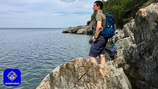 Check out these tides  Bic National Park  Gaspésie Road Trip [upl. by Neyuh]