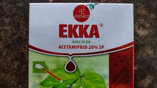 Insecticide  ACETAMIPRID 20 SP  Ekka [upl. by Tabatha13]