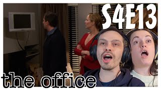 The Office REACTION  Season 4 Episode 13  Dinner Party [upl. by Wallack934]