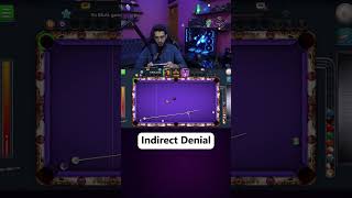 Indirect denial 8ballpool short snooker [upl. by Ocin]