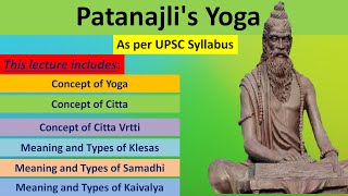 Patanjali  Yoga  Citta  Citta Vrtti  Klesas  Samadhi  Kaivalya  Philosophy Simplified [upl. by Anod]