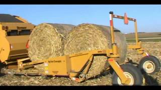 Bale positioning System and Vermeer corn stalk special wmv [upl. by Henni762]