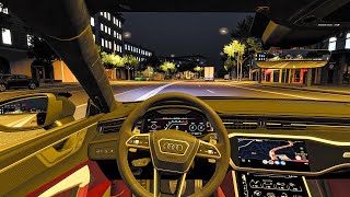 Night Drive to Barcelona  Audi RS7  Euro Truck Simulator 2 Gameplay [upl. by Assenad]