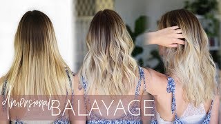 Adding Dimension Back into a Balayage with Highlights and Lowlights  Foilayage Touch Up Technique [upl. by Ger553]