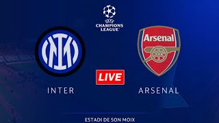 🔴Inter Milan vs Arsenal  UEFA Champions League Match Live  UCL 2024 [upl. by Aleehs821]