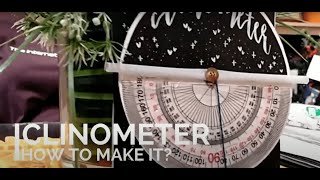 How to make Clinometer Easy and simple DIY [upl. by Ahsyekat]