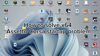 0xc000007b at Assetto Corsa The x64bit version doesnt start but acsx86exe works [upl. by Maure]