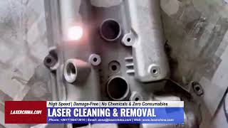 Laser Cleaning amp Removal for Stainless Steel Engines in Metal Cleaning Industry [upl. by Friedberg]