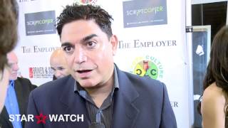 Michael DeLorenzo interview at quotThe Employerquot red carpet premiere [upl. by Ydnem]