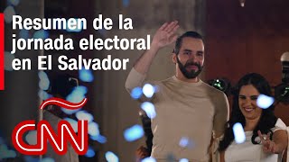 Resumen y resultados preliminares de las elecciones en El Salvador 2024 Bukele se declaró ganador [upl. by Ahsinuq]