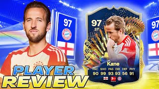 🔥97 TOTS HARRY KANE PLAYER REVIEW  EA FC 24 ULTIMATE TEAM [upl. by Nailliw]