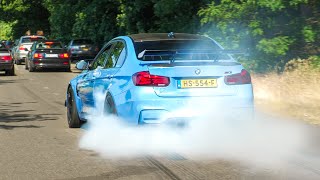 MODIFIED BMWs Arriving  M5 F90 HCP M3 E36 LOUD amp SLOW Cars M6 V10 Eisenmann Stage 2 M3 F80 [upl. by Eislrahc]