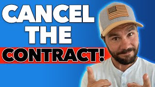 Wholesaling Houses  How To Cancel A Real Estate Contract [upl. by Earesed]