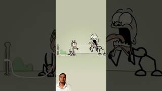 Teasing the dog😆😂 cartoon funny animation comedy [upl. by Kavanagh]