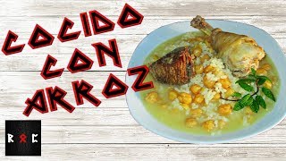 Cocido con arroz Spanish chickpea amp rice stew [upl. by Lovash]