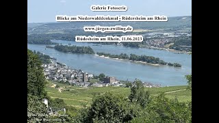 Galerie Fotoserie Blicke am Niederwalddenkmal Rüdesheim am Rhein [upl. by Nazar]