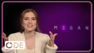 M3GAN Star Allison Williams Cant Handle Horror Movies [upl. by Nnitsuj]