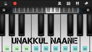 Unakkul Naane  Pritt  Trending Song  Perfect Piano  Basic Piano [upl. by Bruni]