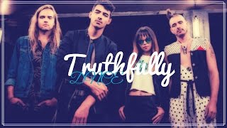 DNCE  Truthfully  Lyrics  Deutsche Übersetzung [upl. by Yleme942]