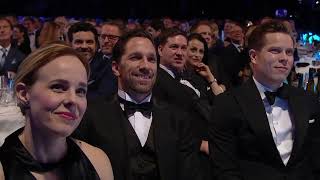 Idrottsgalan 2018 årets lag Tre Kronor ishockey [upl. by Levania]