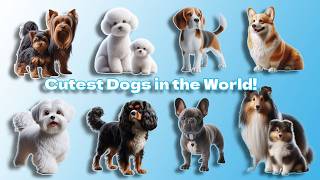 Top 20 Cutest Dog Breeds [upl. by Yaluz]