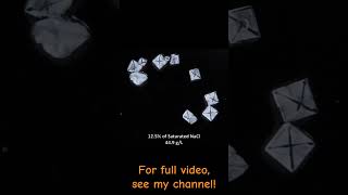 Salt crystals crystallography [upl. by Tapes918]