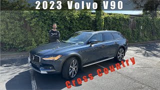 Exploring 2023 Volvo V90 Cross Country B6 Ultimate Trim Mild Hybrid Wagon Review  Vagabond Builds [upl. by Albers]