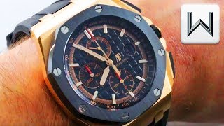 Audemars Piguet Royal Oak Offshore Chronograph 44mm 26401ROOOA002CA02 Luxury Watch Review [upl. by Ardella]