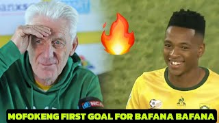 MOFOKENG FISRT GOAL FOR SOUTH AFRICA VS ZIMBABWE [upl. by Ehcadroj]