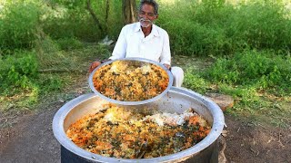 Vegetable Biryani Recipe  Veg Biryani Cooking by our grandpa for little Children [upl. by Ujawernalo39]