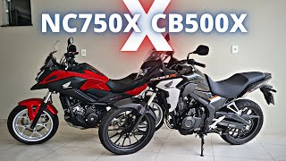 QUAL O MELHOR NEGÓCIO DA HONDA CB500X OU NC750X [upl. by Yspyg]