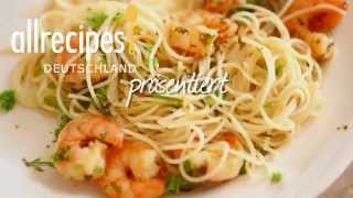 Rezept Garnelen mit Knoblauch und Zitrone [upl. by Eluj]