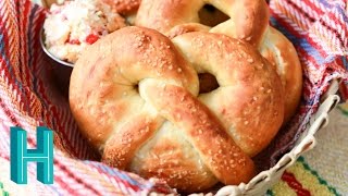 Homemade Soft Pretzels Hilah Cooking [upl. by Rianon805]