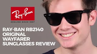 RayBan RB2140 Original Wayfarer Sunglasses Review  SmartBuyGlasses [upl. by Epolulot811]