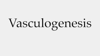 How to Pronounce Vasculogenesis [upl. by Padriac]