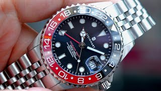 Đẹp Steinhart Ocean 39 GMT BlackRed Ceramic Gnomon Special Edition 39mm  Hotline 0982298881 [upl. by Attiuqihc367]