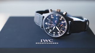 Unboxing amp Thoughts IWC PILOTS WATCH CHRONOGRAPH TOP GUN 3890 and Most Epic Intro in Film History [upl. by Margret]