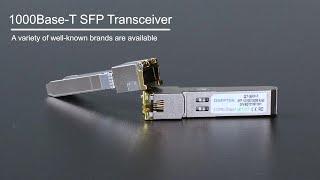 1000BaseT SFP Copper RJ45 Transceiver Module Compatibility Testing  QSFPTEK [upl. by Katrinka]