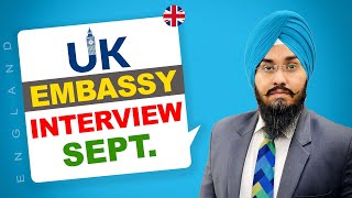 UK 🇬🇧 EMBASSY INTERVIEW SEPT  STUDY VISA UPDATES 2024  USA CANADA UK [upl. by Valenta627]