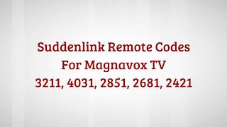 Suddenlink Remote Codes [upl. by Isabelle33]