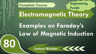 2 Faradays Law of Magnetic Induction Solved Examples  Electromagnetics Theory [upl. by Thibaud]