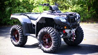 2022 Honda Rancher 420 4x4 DCT IRS EPS ATV with Accessories  Walkaround [upl. by Chantal695]